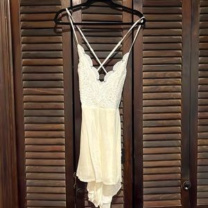 White Lace Romper